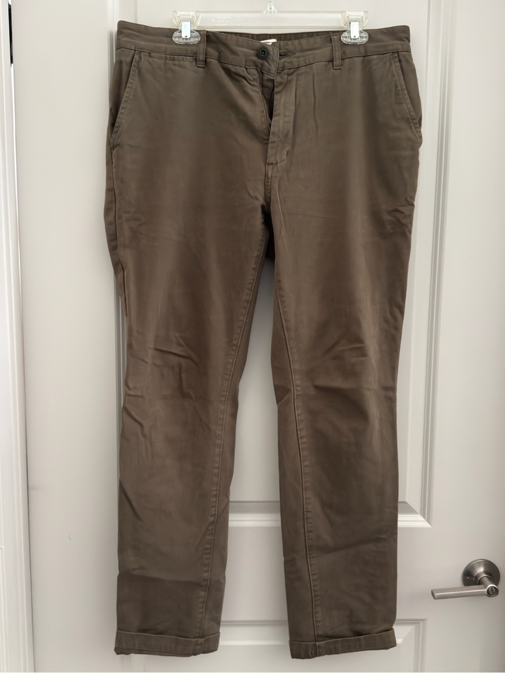 Taylor Stitch Olive Foundation Pants